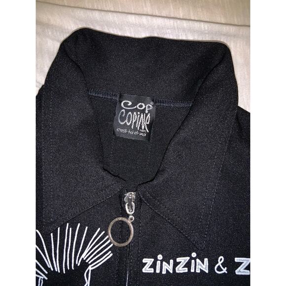 Cop Copine Vintage Jacket Black And White Striped Women’s Size Small / Medium? - Picture 6 of 13